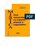 Livro Mística Uma Necessidade No Trabalho Popular e Organizativo