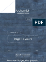 Alchemist: A Powerpoint Template