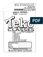 Kinematics Type 1