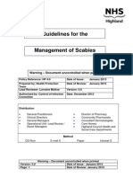 Scabies GuidelineJanuary 2013