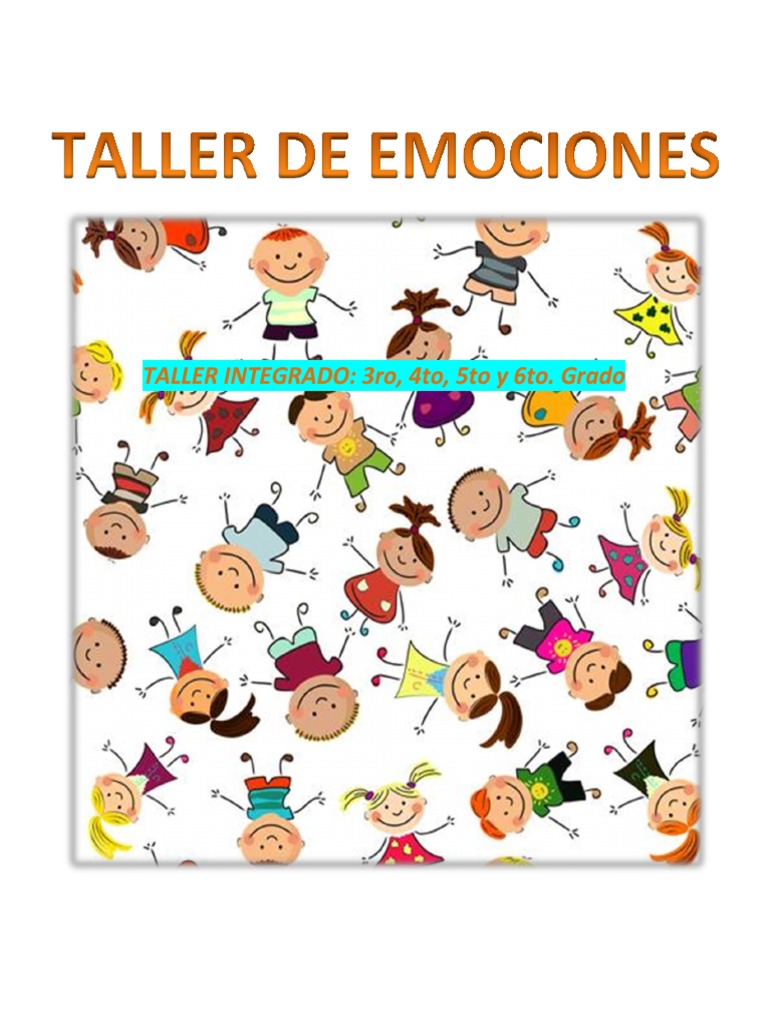 TALLER DE EMOCIONES.pdf | Las emociones | Autosuperación