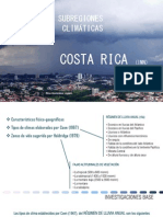 Regiones Climáticas de Costa Rica