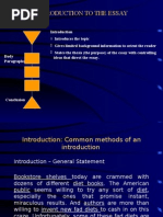 Introduction to the Essay