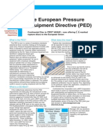The European Pressure Equipment Directive (PED)
