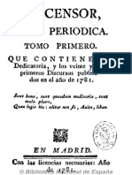 El Censor (Madrid. 1781) - Núm.1