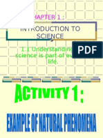 Introduction To Science: 1.1 Understanding That Science Is Part of Everyday Life