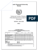 Mdu Syllabus Sem 2 Mtech