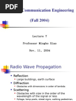 Wireless Communication Engineering (Fall 2004) : Professor Mingbo Xiao Nov. 11, 2004