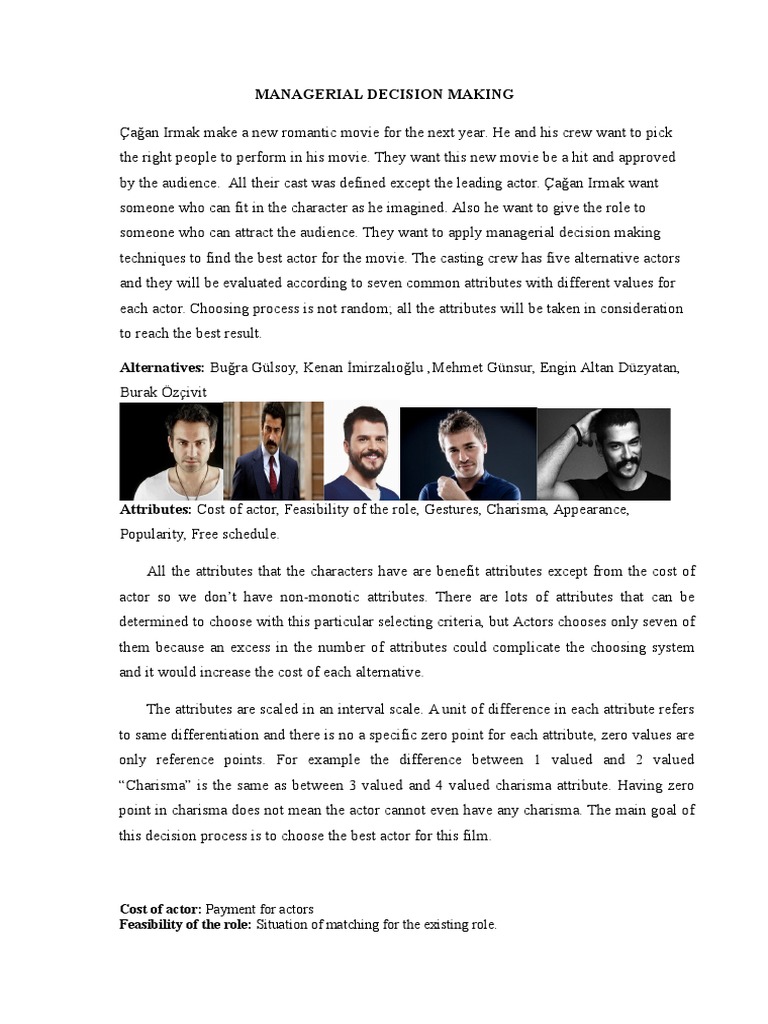 Optimal Actor Selection for Film | PDF | Gesture | Actor