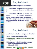 A Crgos e Salarios - Mat2 - Pesquisa Salarial- 14slids