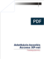 Adatbazis-Kezeles Access XP-Vel Feladatgyujtemeny