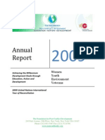 The Foundation For Post Conflict Development 2009 Annual Report