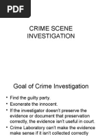 Crime Scene Investigation