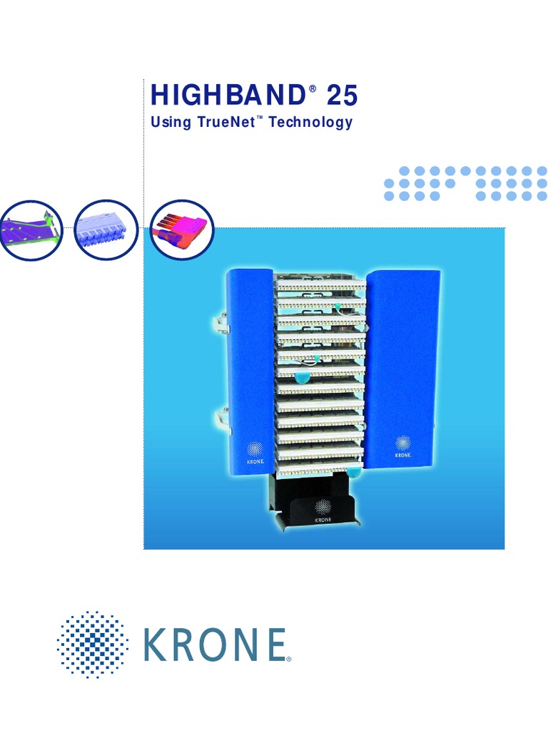 Highband 25: Using Truenet Technology | PDF | Electromagnetism | Equipment