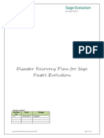 Disaster Recovery Plan For Sage Pastel Evolution