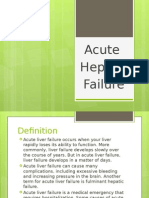 Acute Hepatic Failure