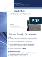 Threat Into Risk:: A Challenge For Security Guidance