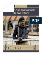 Police Organizations in Pakistan.