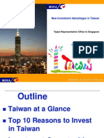 New Investment Advantages in Taiwan