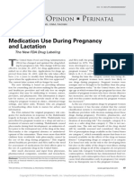 Medication Use During Pregnancy and Lactation the.4