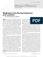 Medication Use During Pregnancy and Lactation The.4