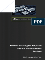 Machine Learning For PI System and SQL Server Analysis Services