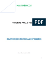 Tutorial - Relatorio de Primeiras Impressoes - Medico 4