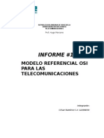 Telecomunicaciones - Informe Modelo OSI