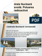 Poluarea radioactiva. Centrala Nucleara Cernavoda