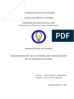 Implementacion de Un Sistema de Comuniacacion Sobre Un Dispositivo Radio