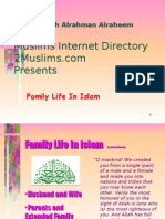 Family Life in Islam