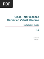 Cisco TelePresence Server On Virtual Machine Install Guide 4.0