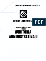 Auditoria Administrativa II