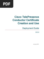 TelePresence Conductor Certificate Deployment Guide XC3 0