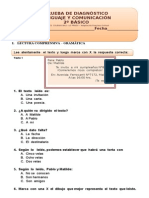 Diagnóstico de Lenguaje y Comunicación 2o Básico