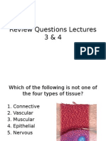 Review Questions Lectures 3 and 4