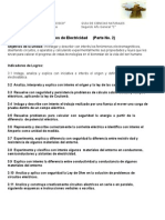 Unidad PRINCIPIOS DE ELECTRICIDAD No 2 Segundo Año Guia+cesf