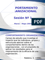 COMPORTAMIENTO ORGANIZACIONAL