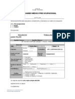 Formato Natclar Examen Medico Juan Muricio