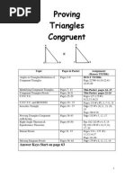 Congruent Triangles Packet 2013 With Correct Answers