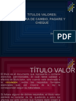 TITULOS VALORES