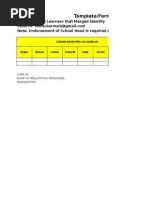 Request For Correction Forms