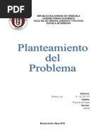Planteamiento Del Problema