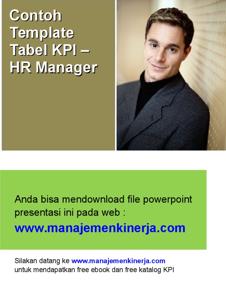 Template Tabel KPI HR Manager | PDF