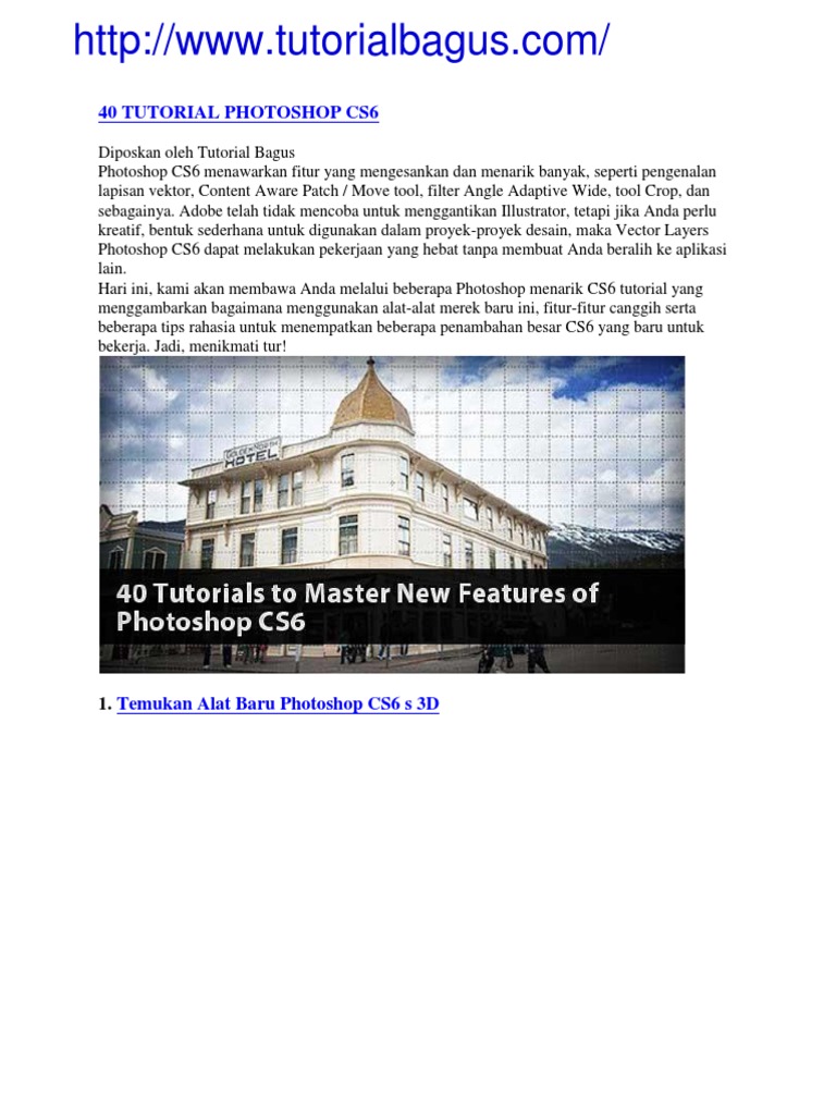 BUKU TUTORIAL PHOTOSHOP CS6pdf