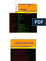 Analisis HR Soal Uraian Otomatis