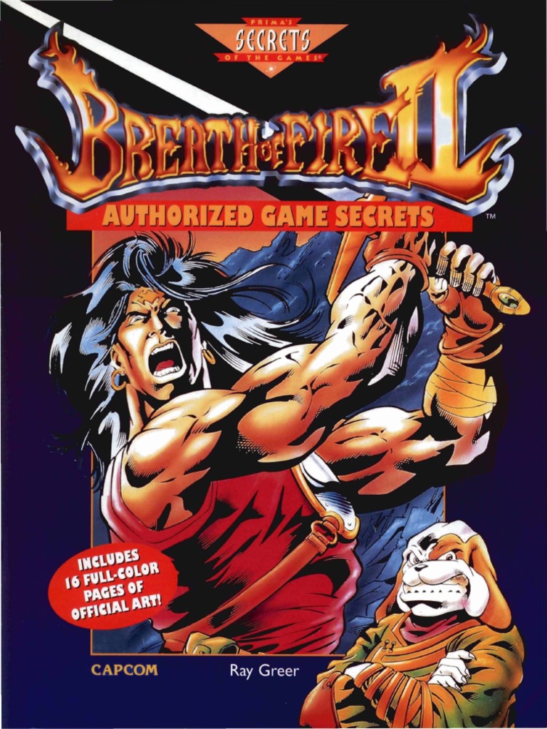 Breath Of Fire Ii Snes Prima Authorized Game Secrets Nature