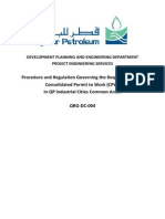 QRG-DC-004 Procedure and Regulation Governing The Requirements For CPW