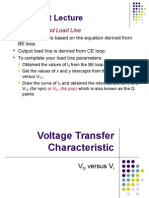 L12 Voltage Transfer Characteristic,BJT Biasing 1