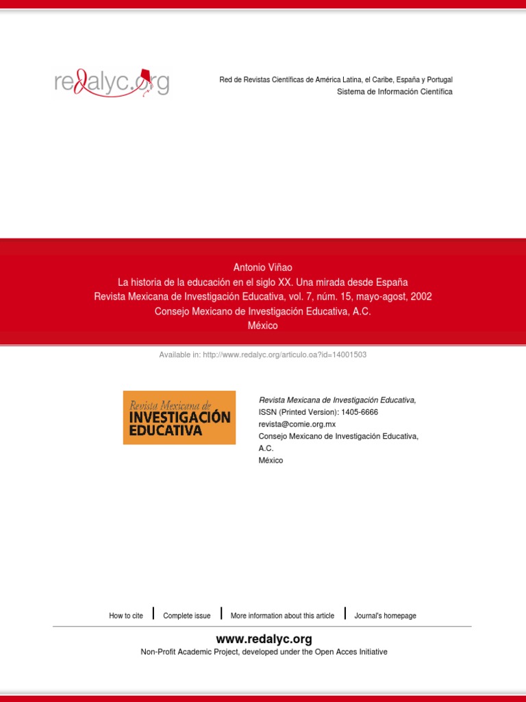 Historia de la educación en el siglo XX | PDF | Historiografía | Plan ...